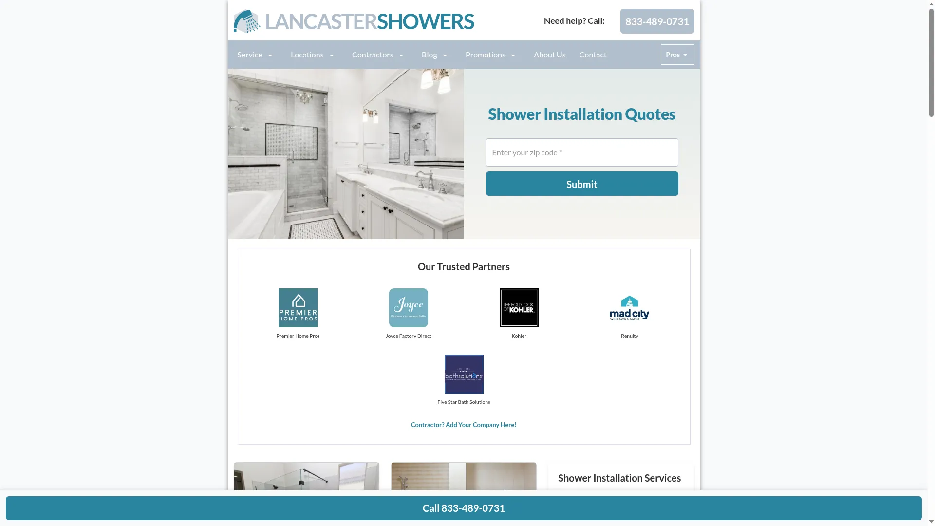 Lancastershowerservice.com