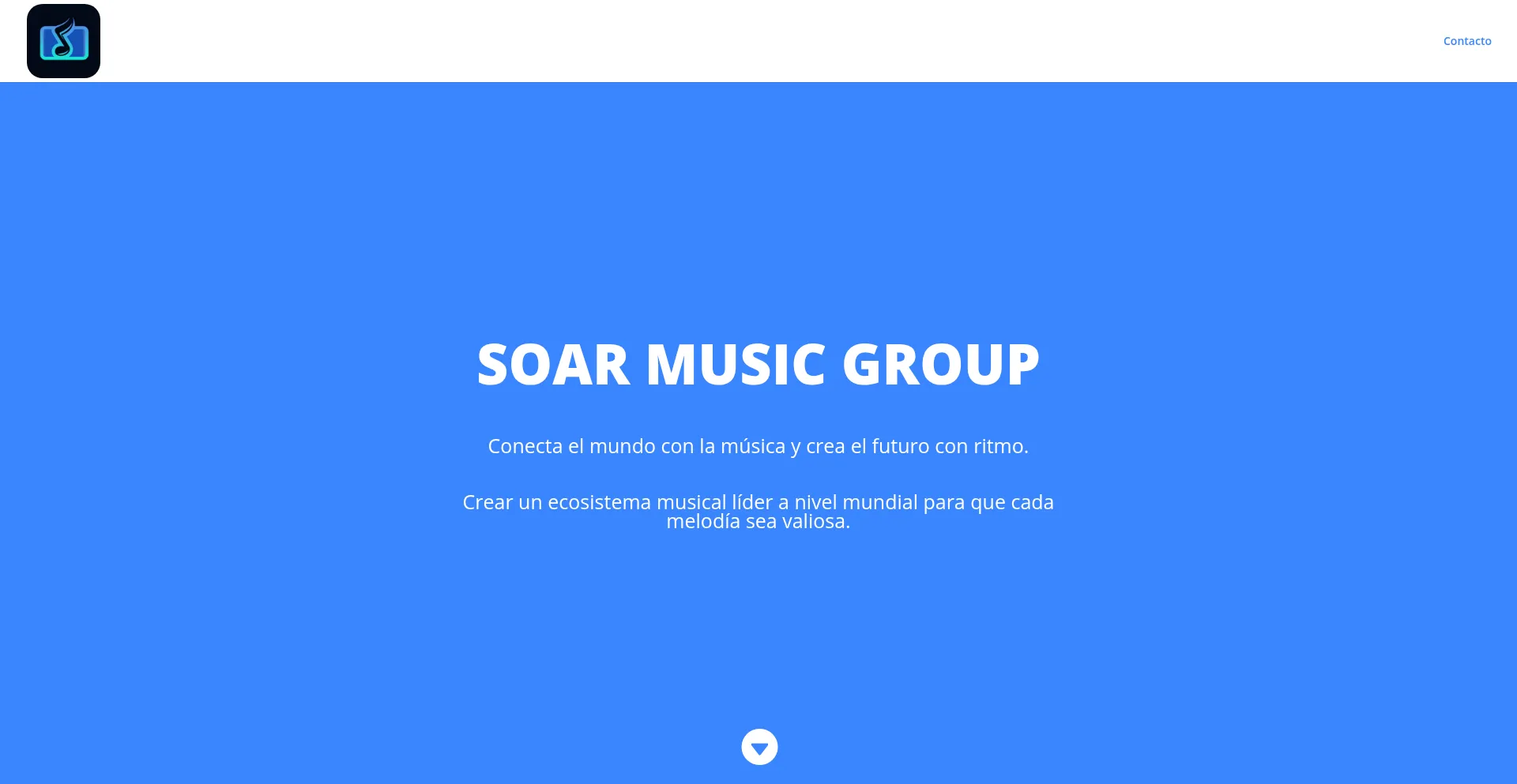 Website screenshot of Land.soarmusic.net
