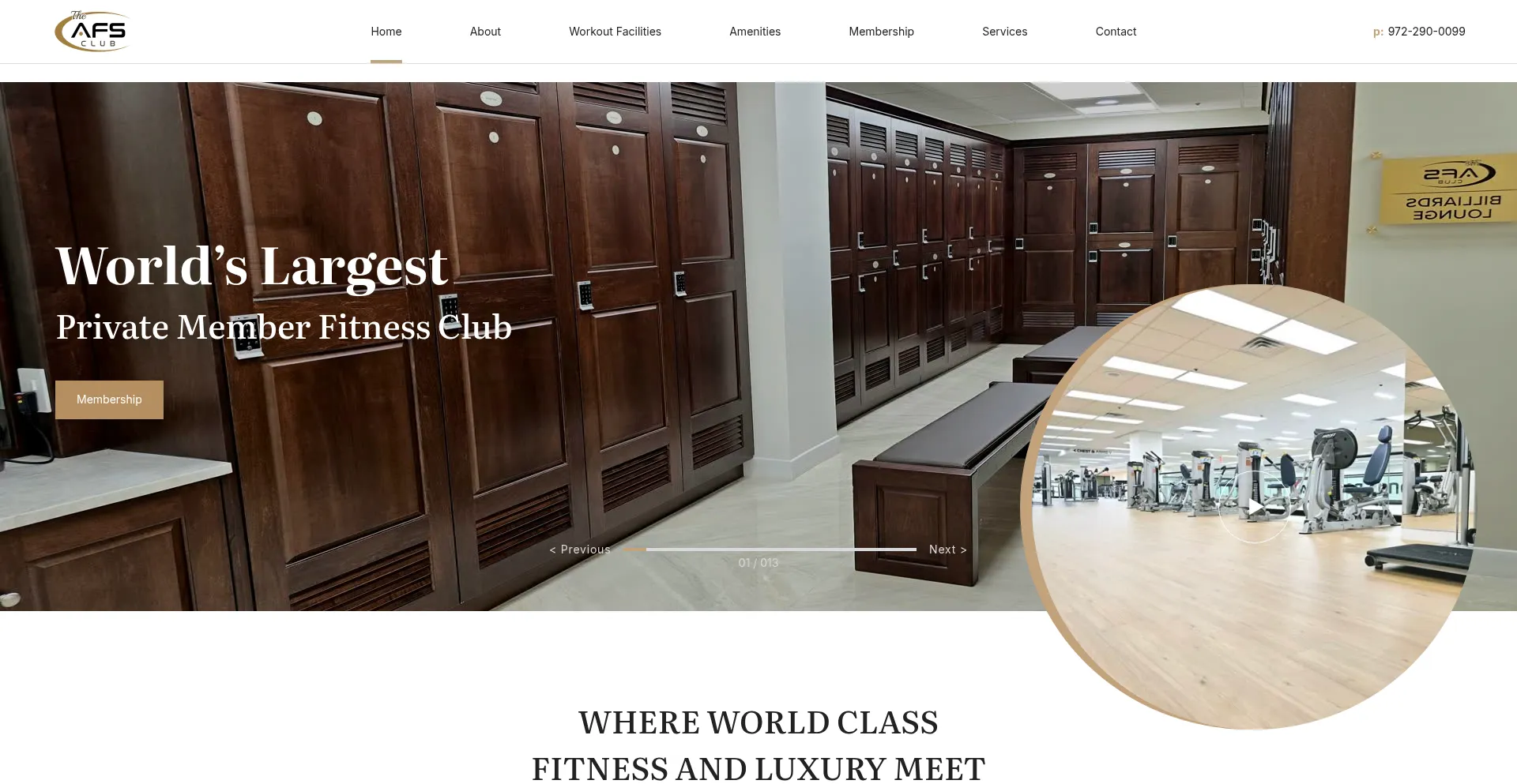 Website screenshot of Landmarkclub.com