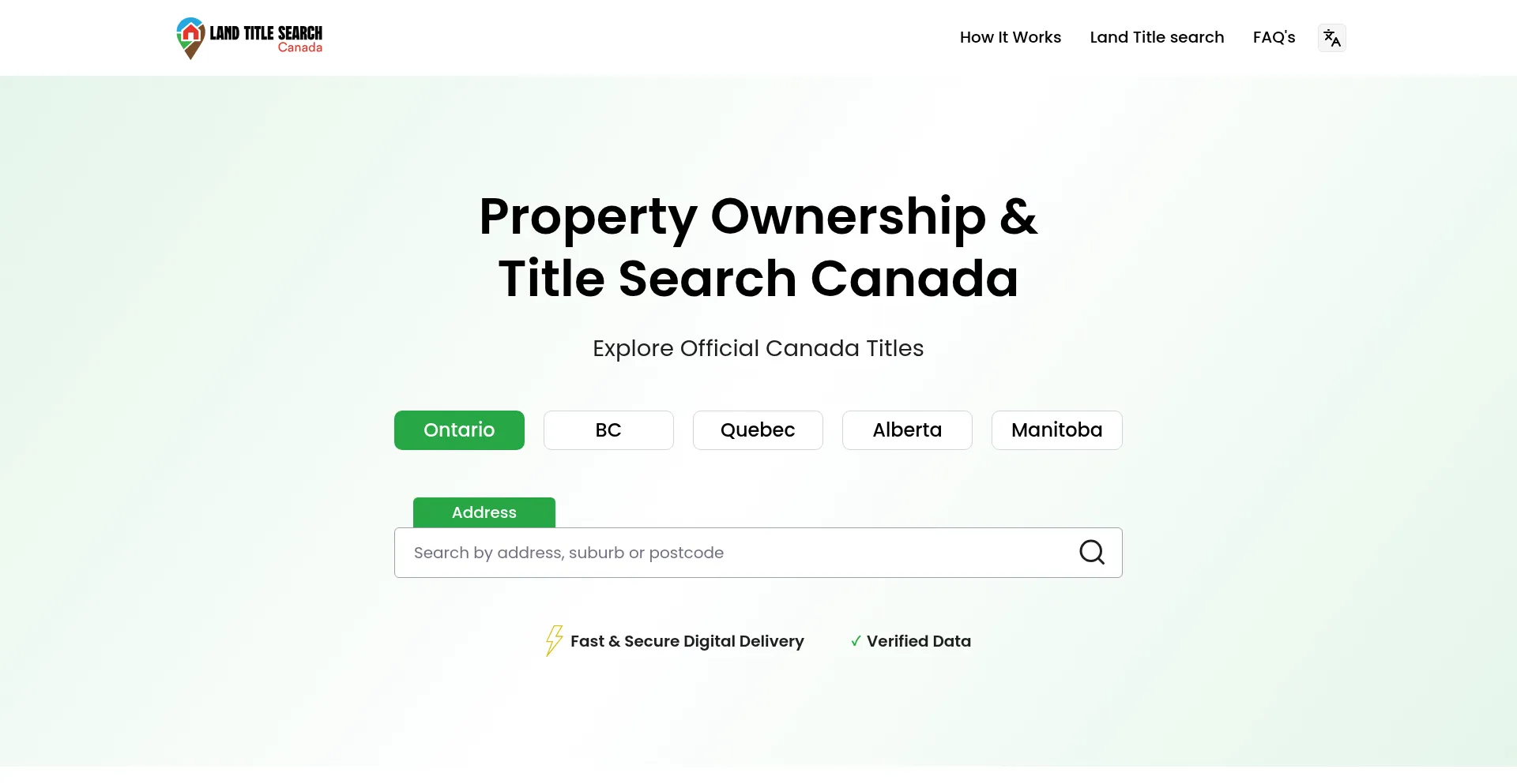 Landtitlesearch.ca