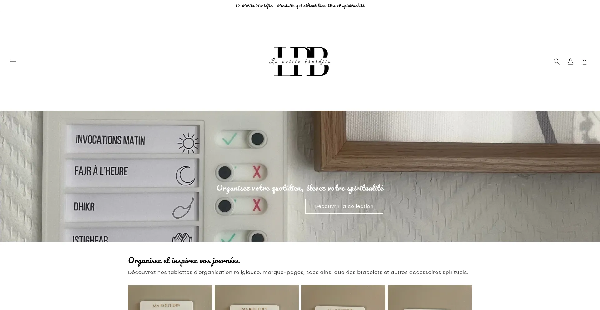 Lapetitebraidjia.com Screenshot