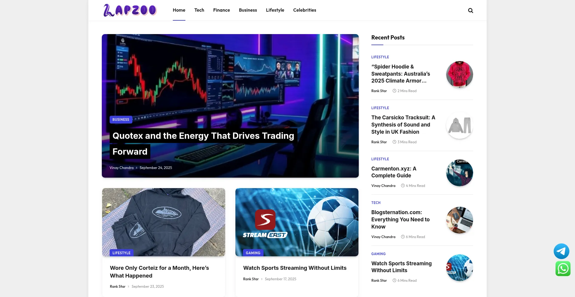 Lapzoo.com Screenshot
