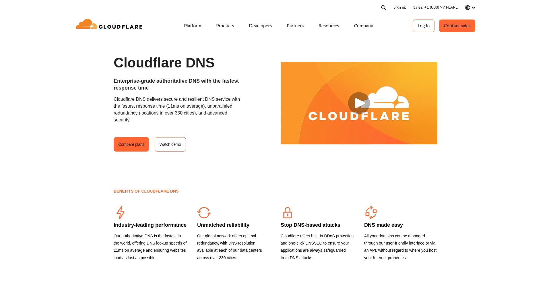 Website screenshot of Lars.ns.cloudflare.com