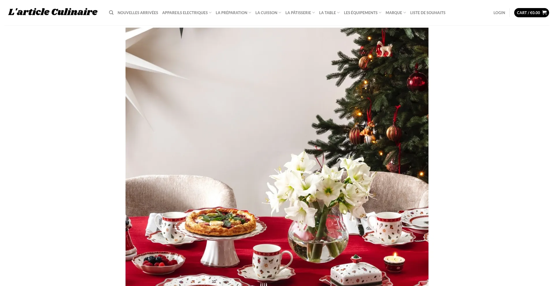 Website screenshot of Larticleculinaire.com