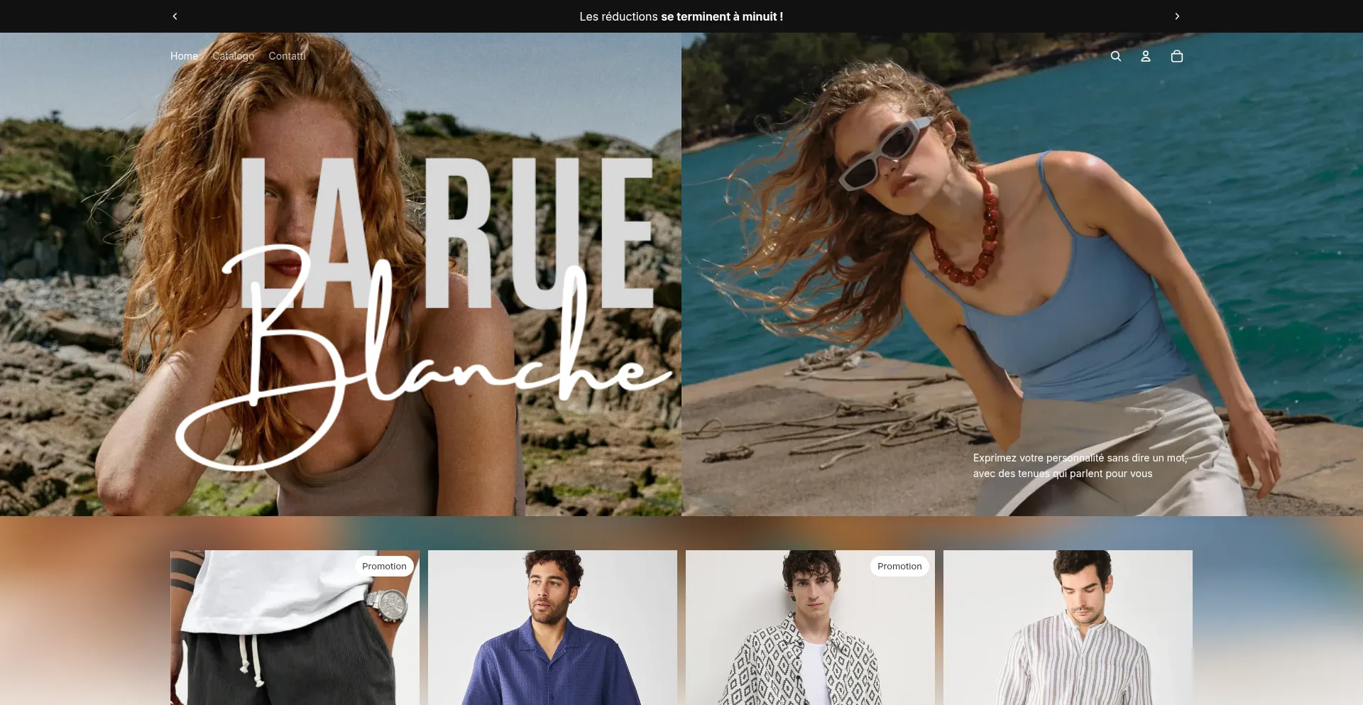 Website screenshot of Larueblanche.com