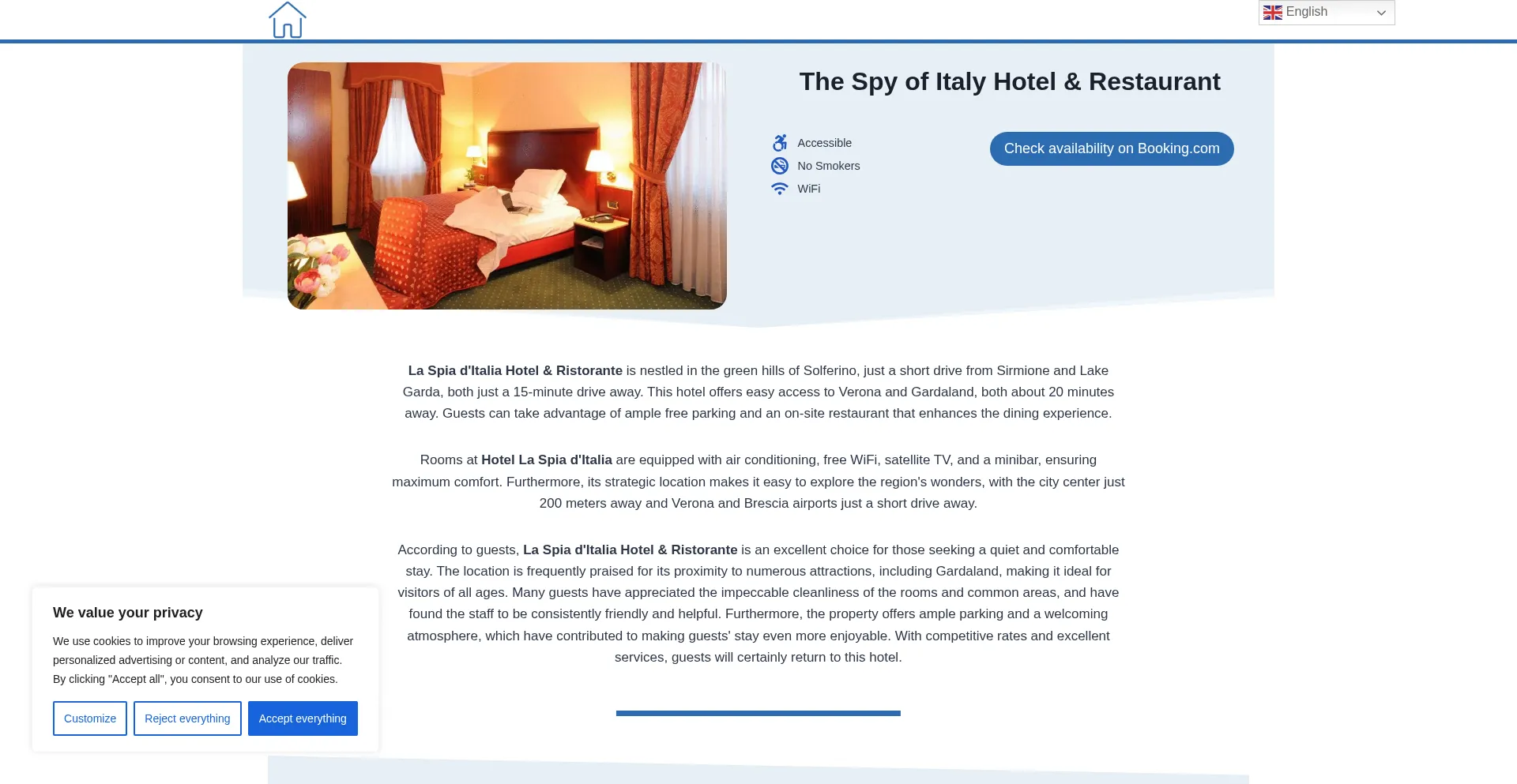 Is Laspiaditaliahotelandristorante.top Safe?