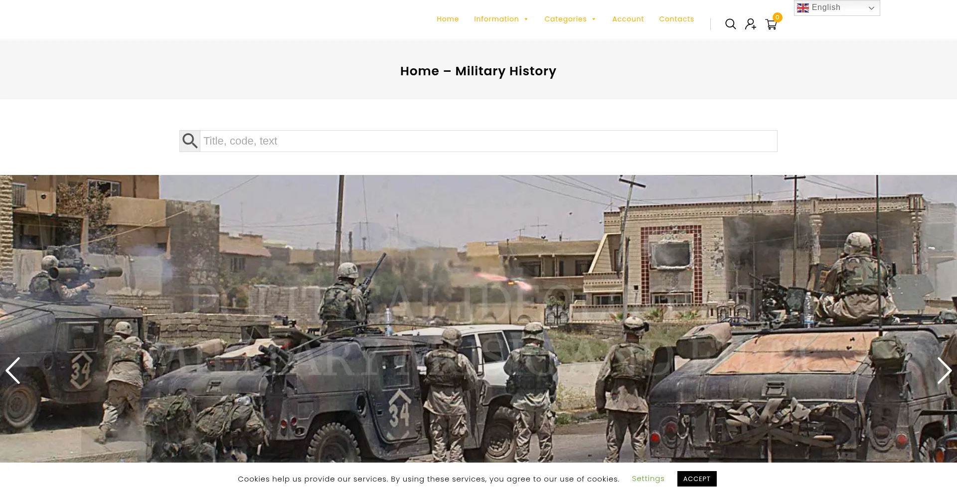 Website screenshot of Lastoriamilitare.com