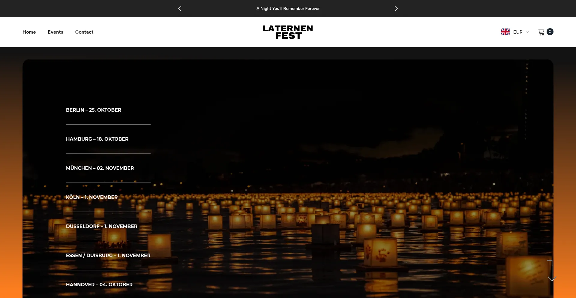 Laternenfestival.com Screenshot
