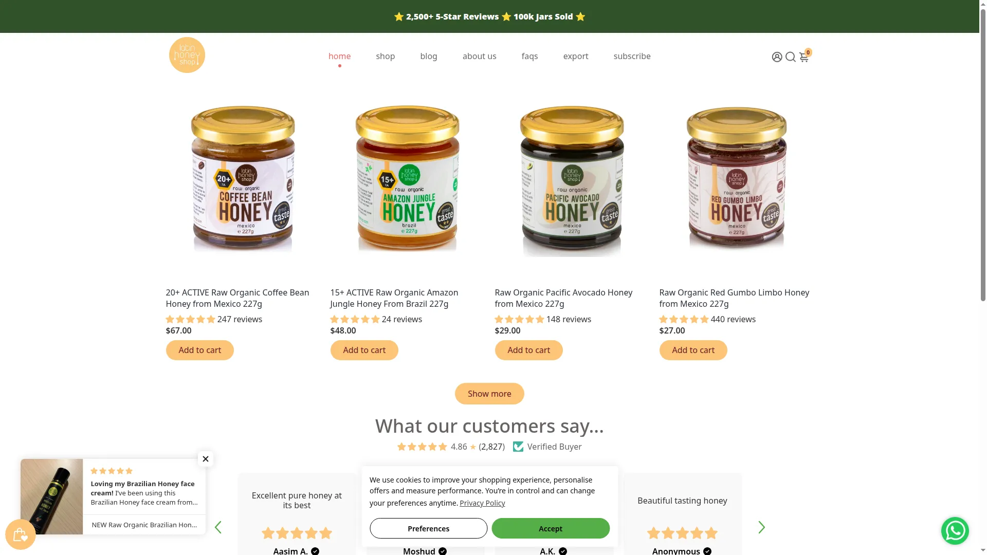 Latinhoneyshop.com