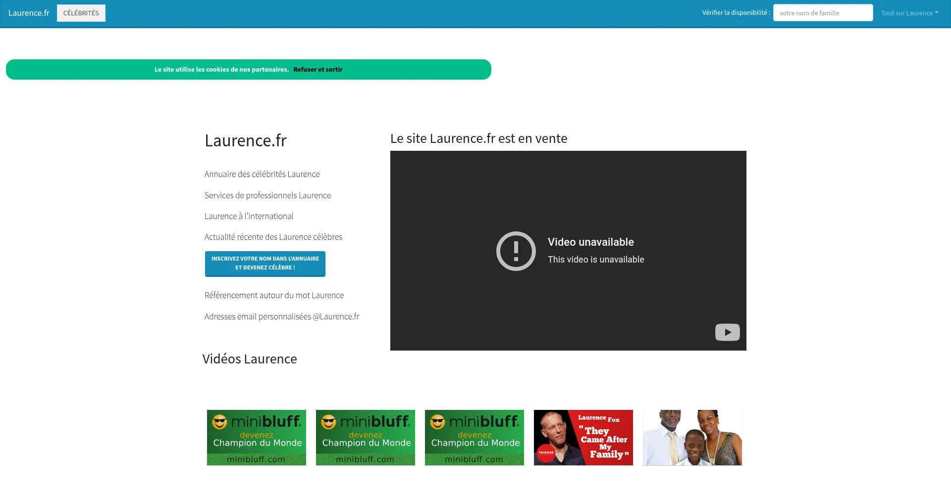 Laurence.fr Screenshot