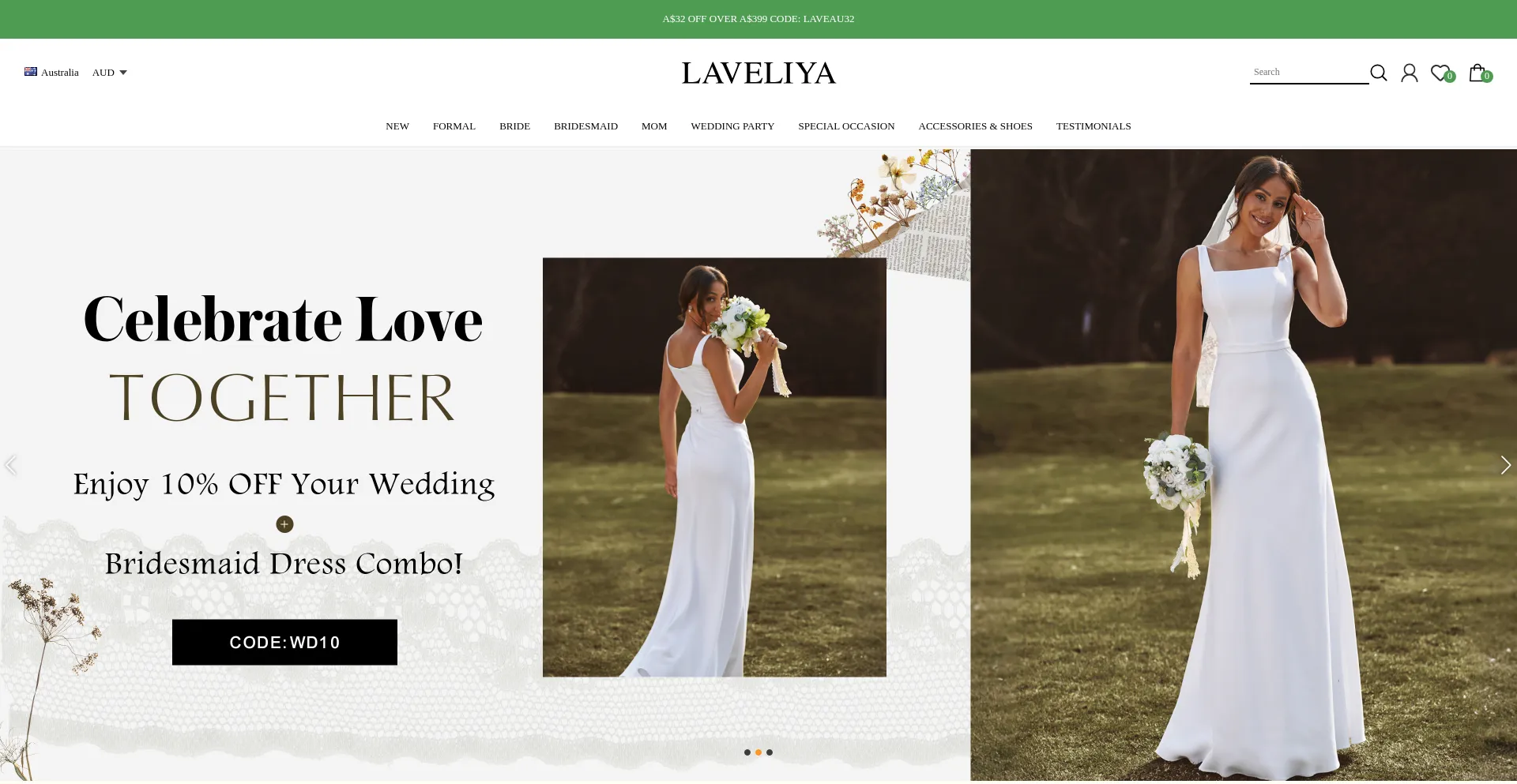 Laveliya.com.au Screenshot