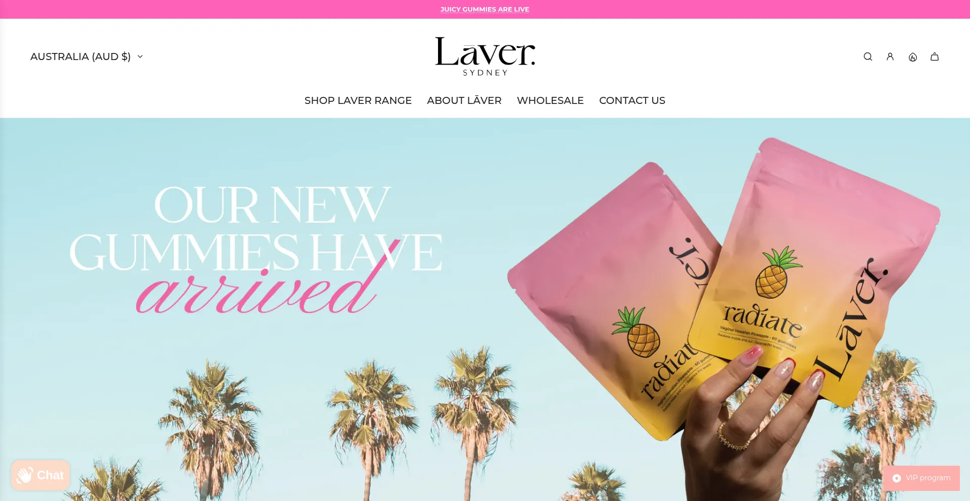 Laversydney.com Screenshot
