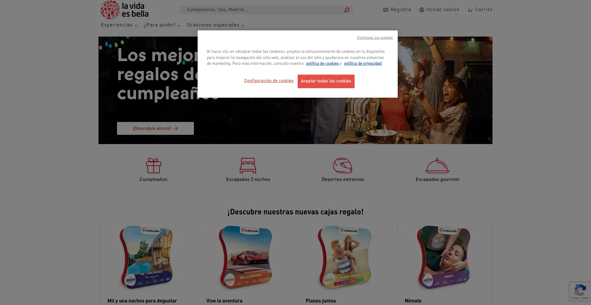 Lavidaesbella.es Screenshot