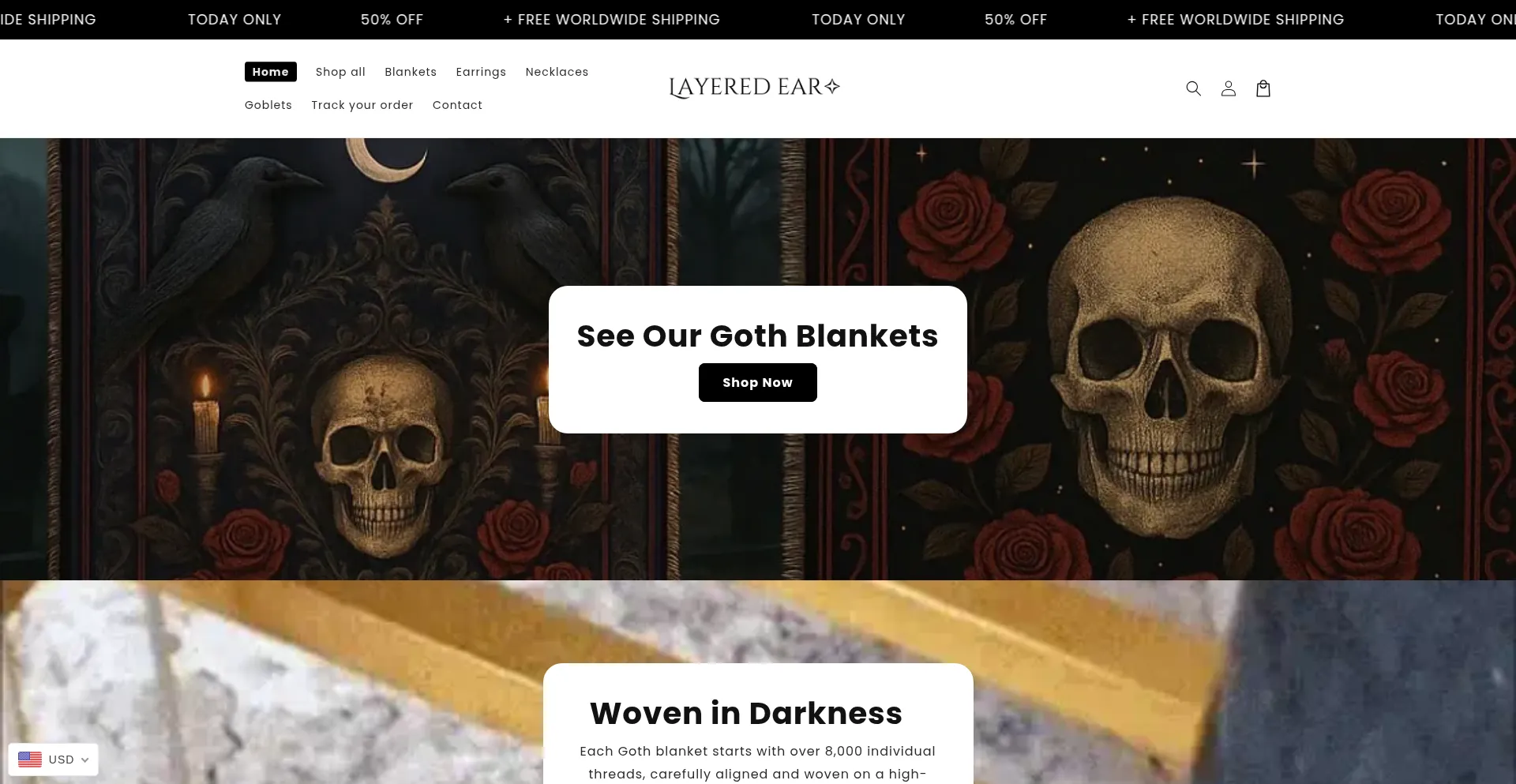Layeredear.com Screenshot