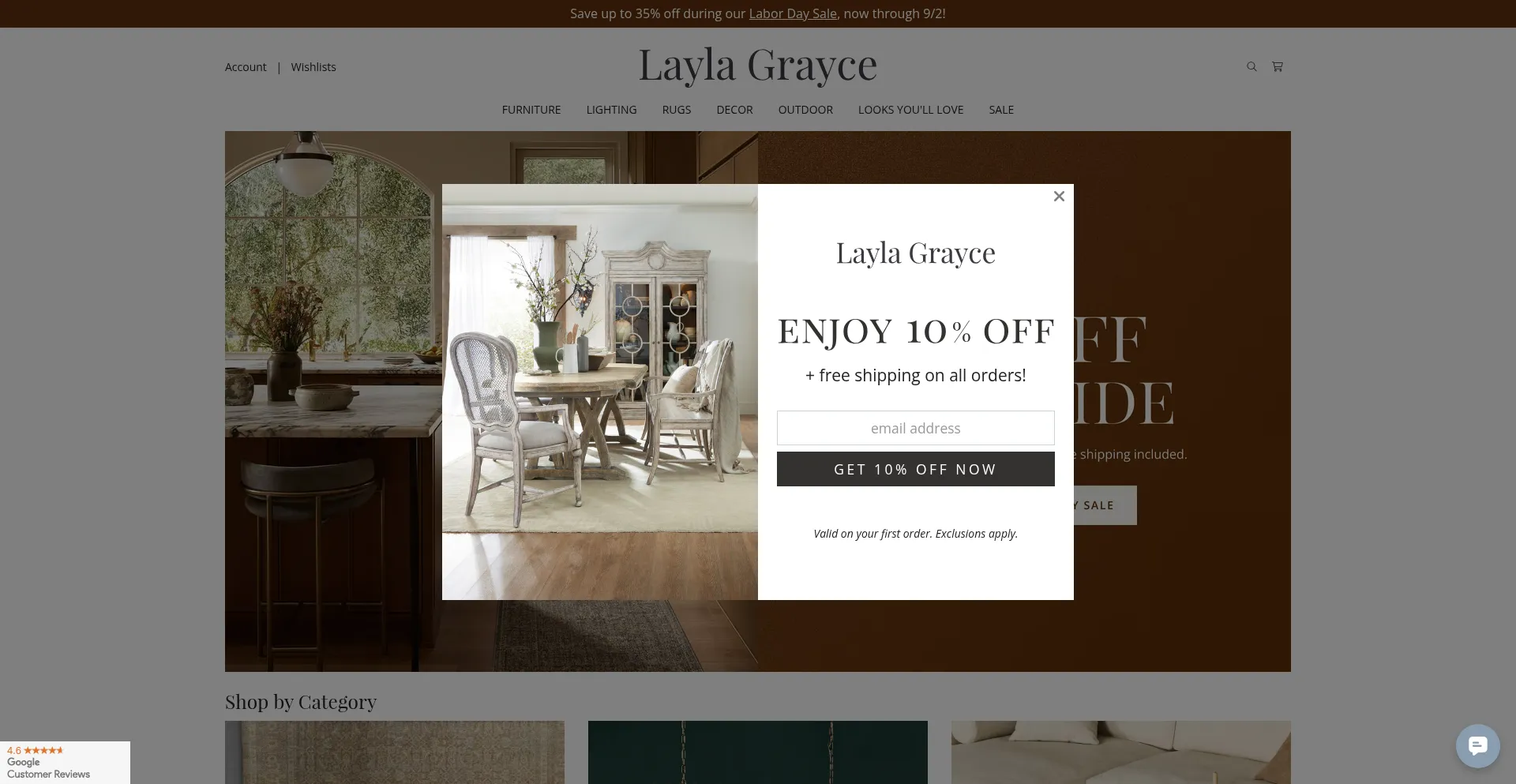 Website screenshot of Laylagrayce.com