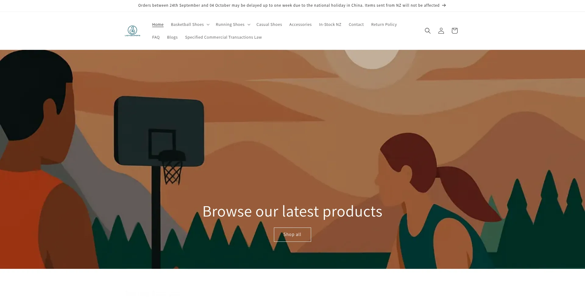 Lazytomsports.co.nz Screenshot