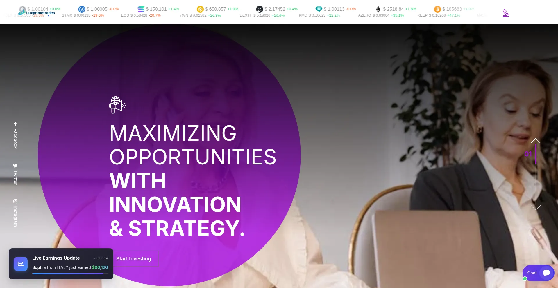Website screenshot of Lbctrust.com