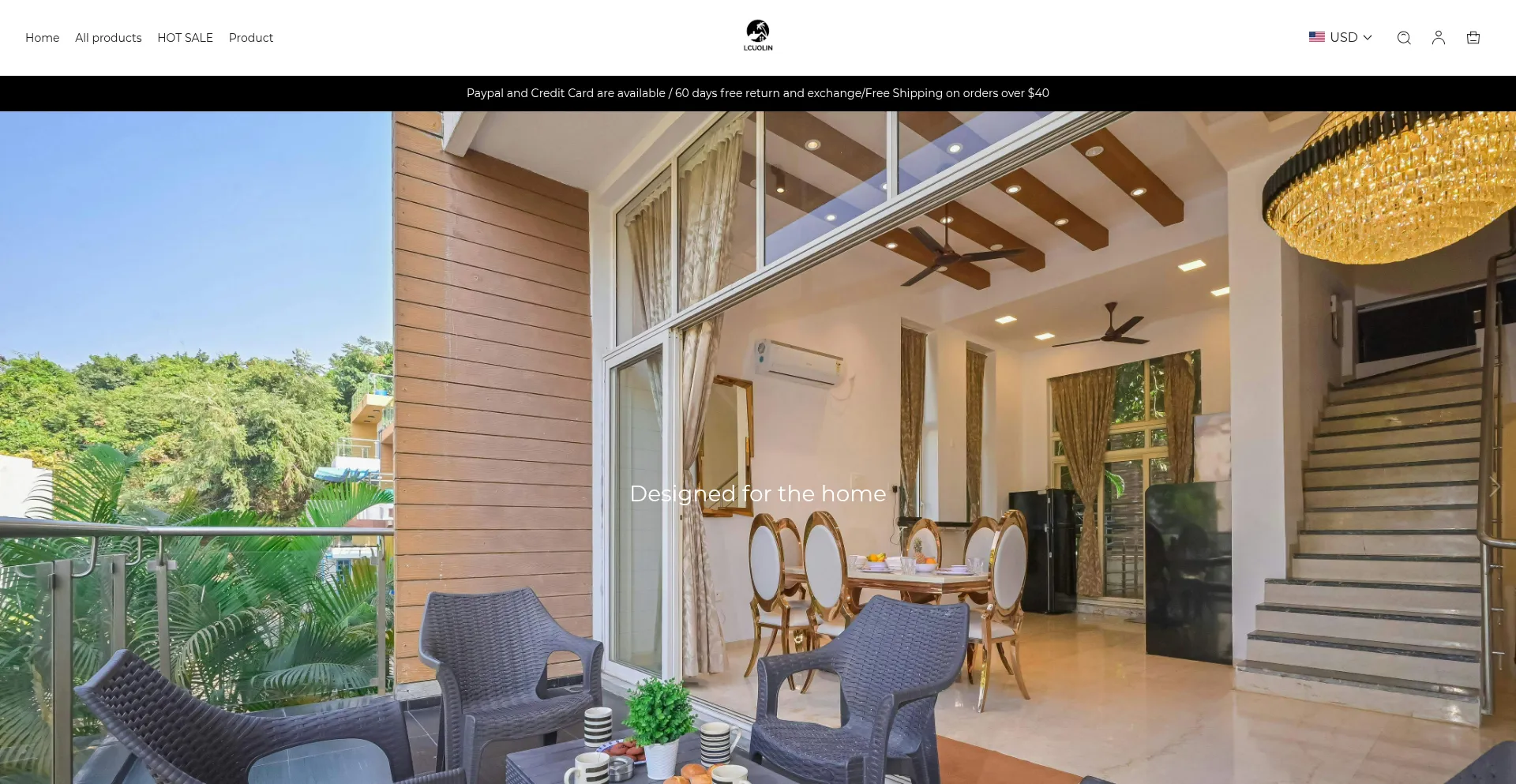 Website screenshot of Lcuolin.com