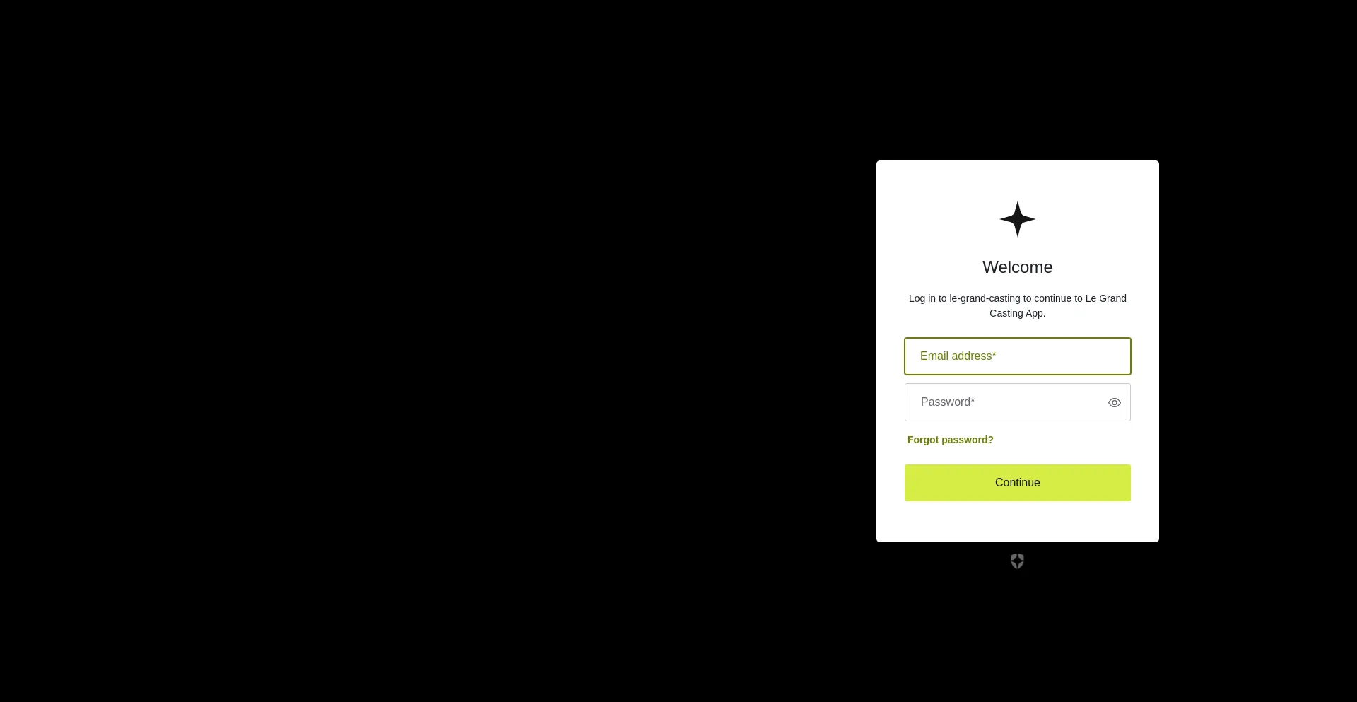 Website screenshot of Le-grand-casting-app-jtq5s.ondigitalocean.app