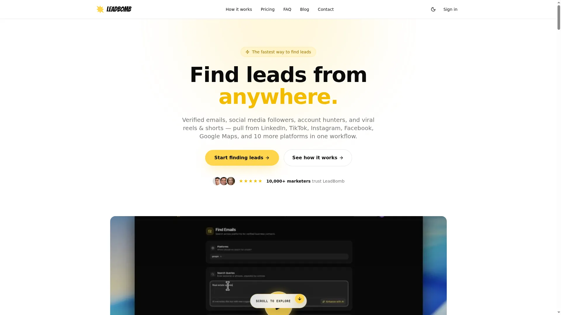 Leadbomb.io