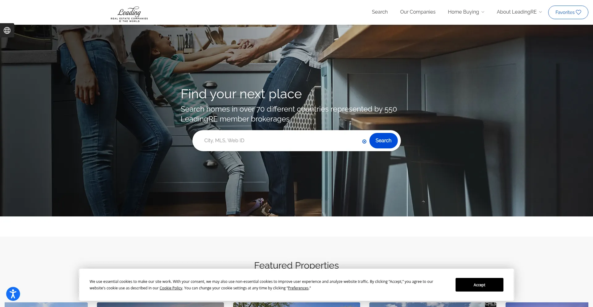 Leadingre.com Screenshot