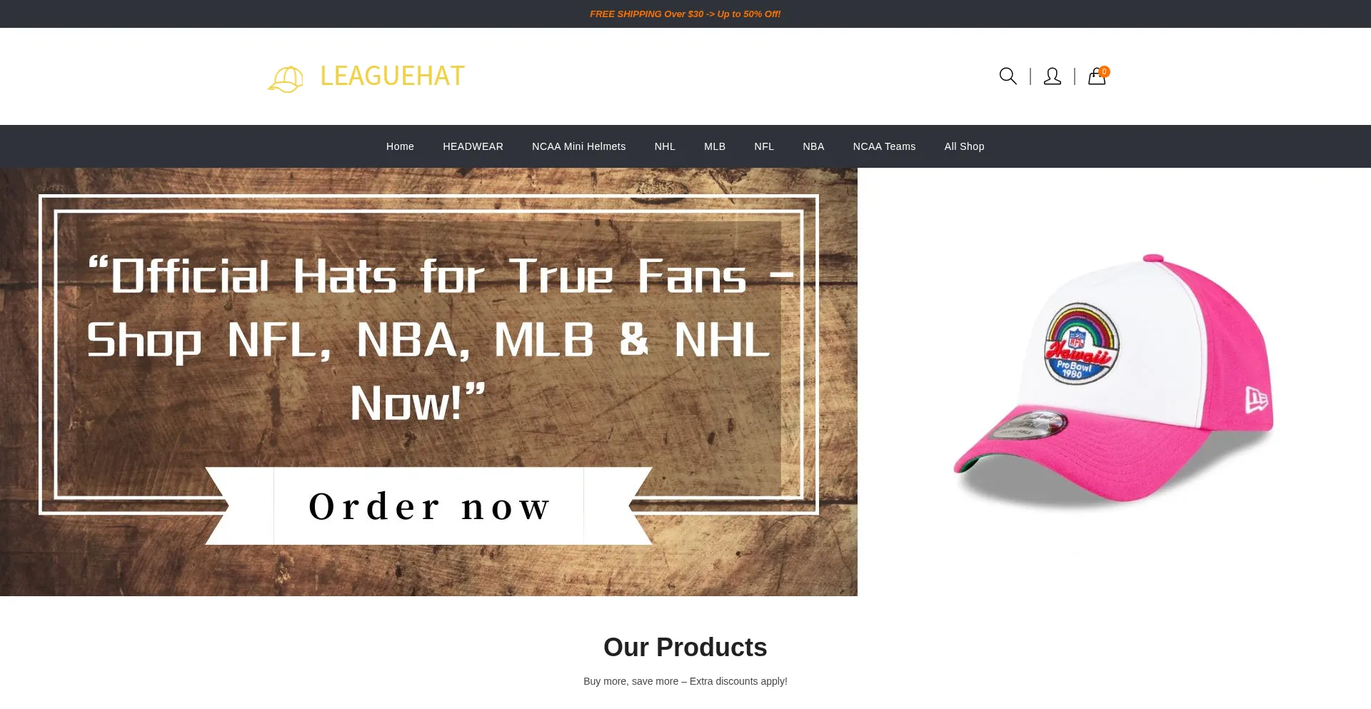 Leaguehat.com Screenshot
