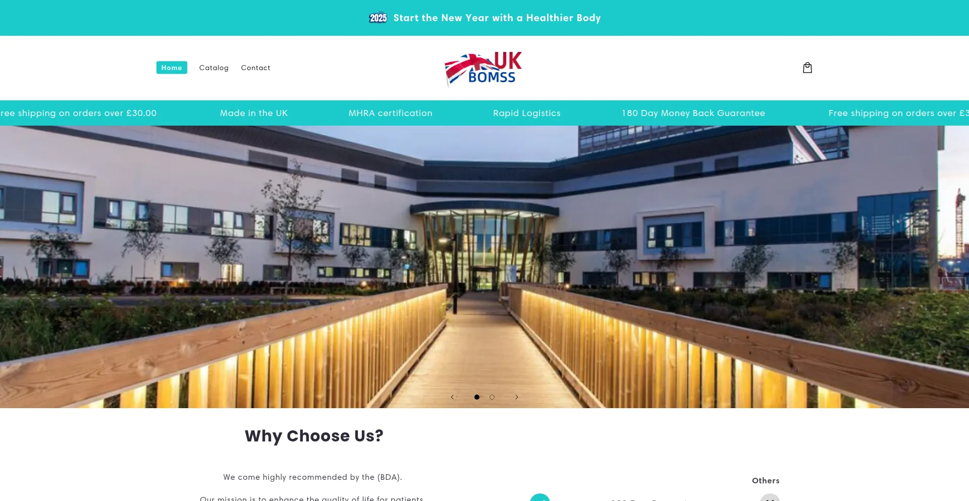 Website screenshot of Leaneluxes.com