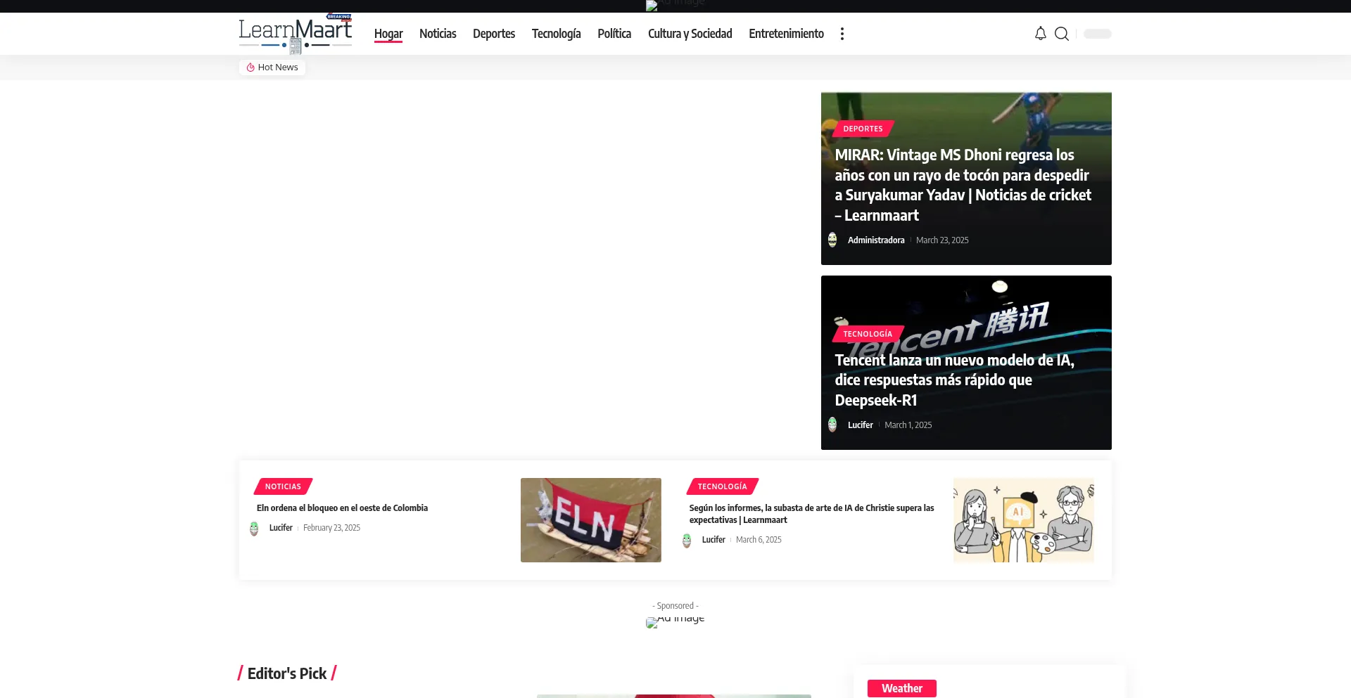 Website screenshot of Learnmaart.com