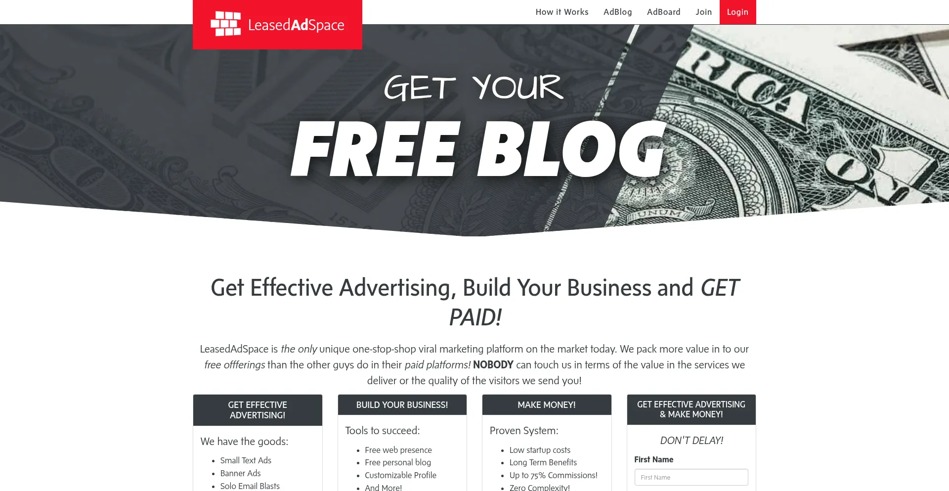 Leasedadspace.com