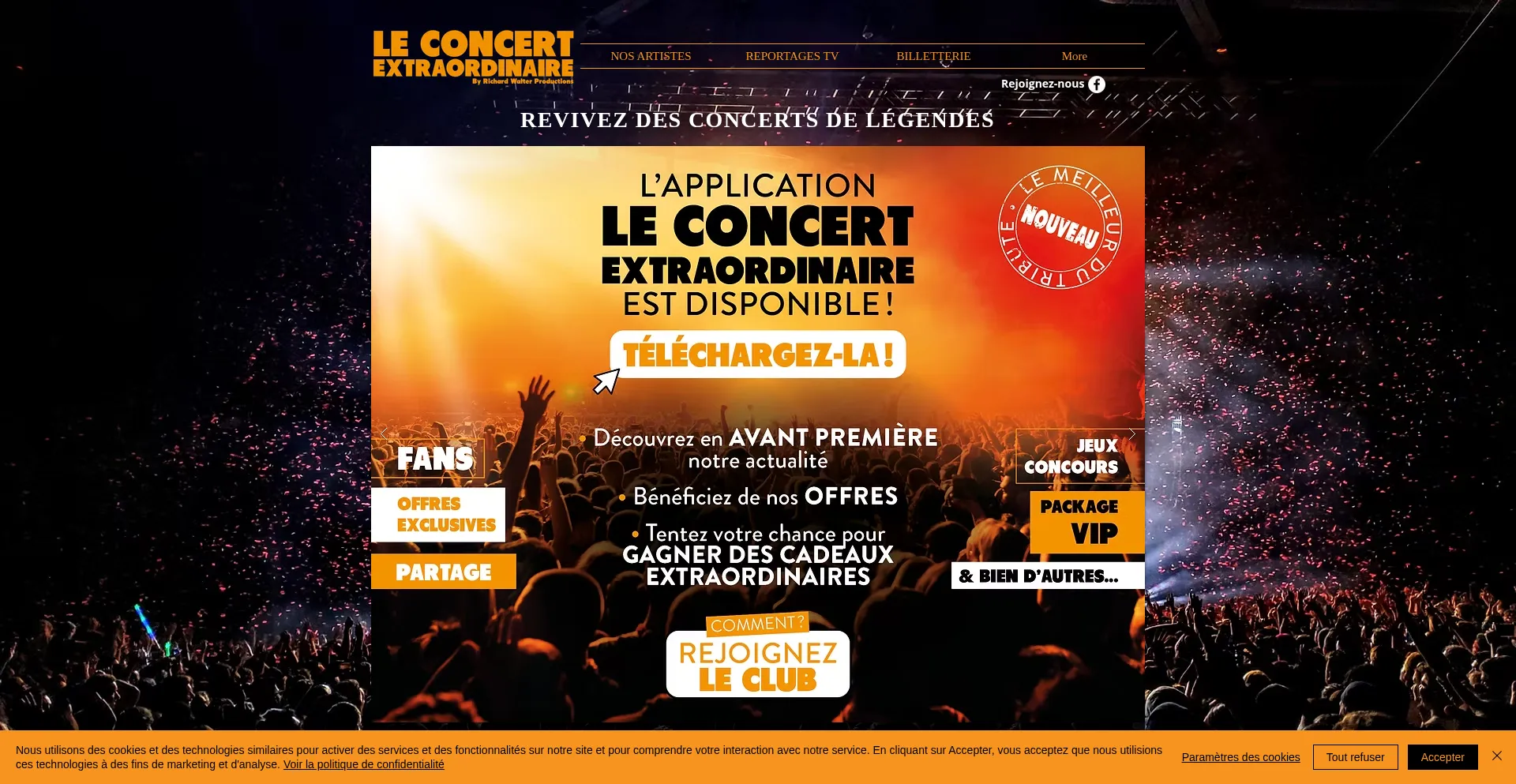 Leconcertextraordinaire.com Screenshot