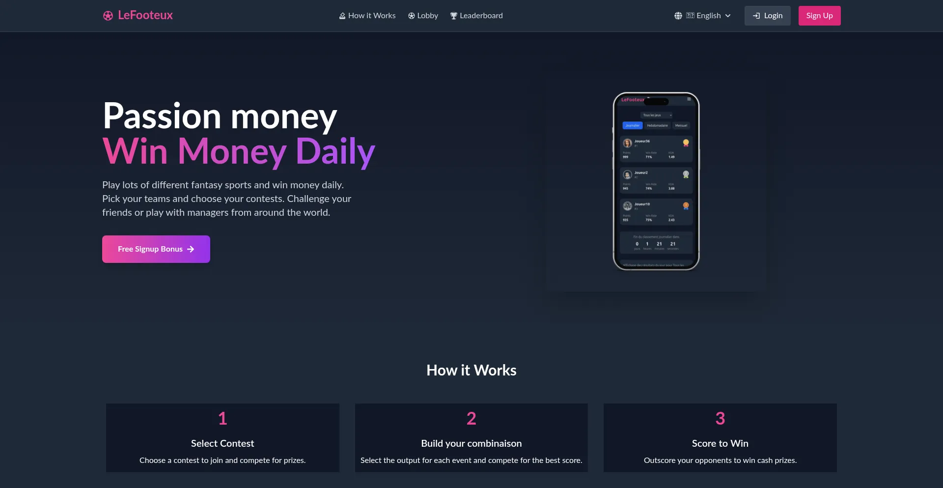 Lefooteux.com Screenshot