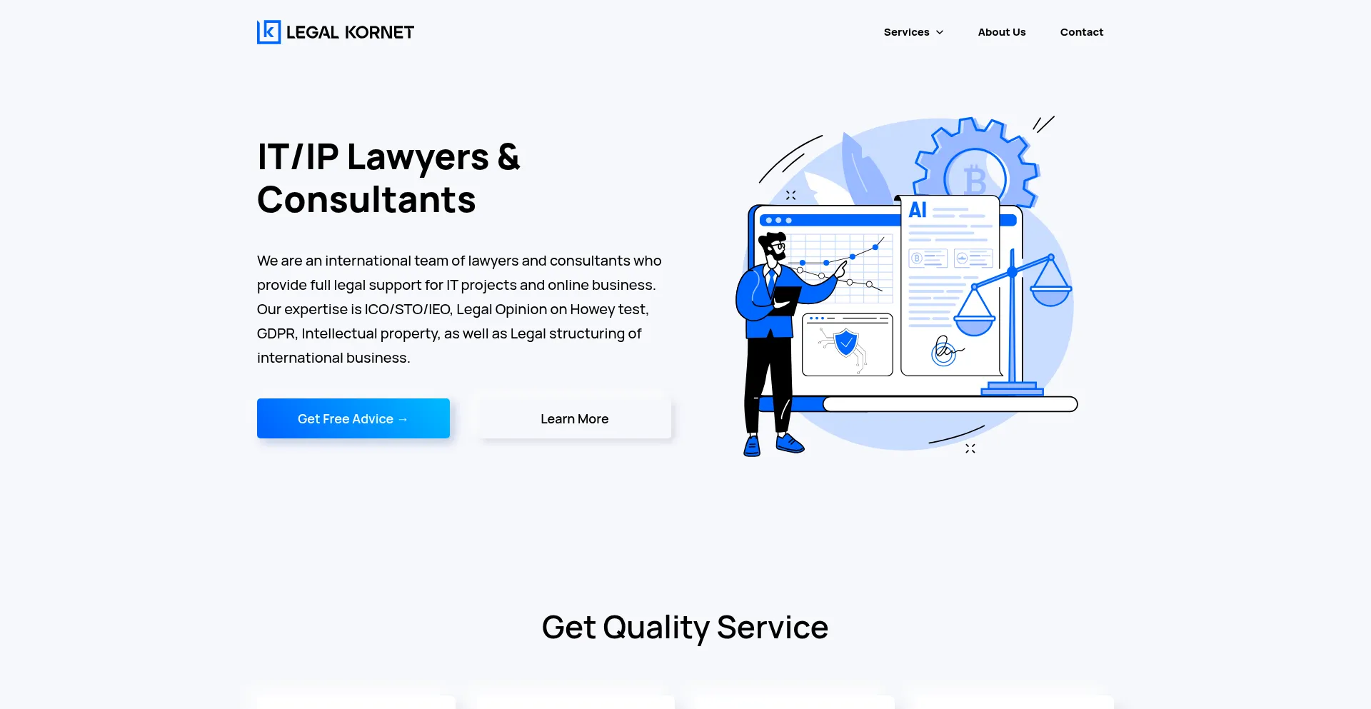 Legal-kornet.com Screenshot
