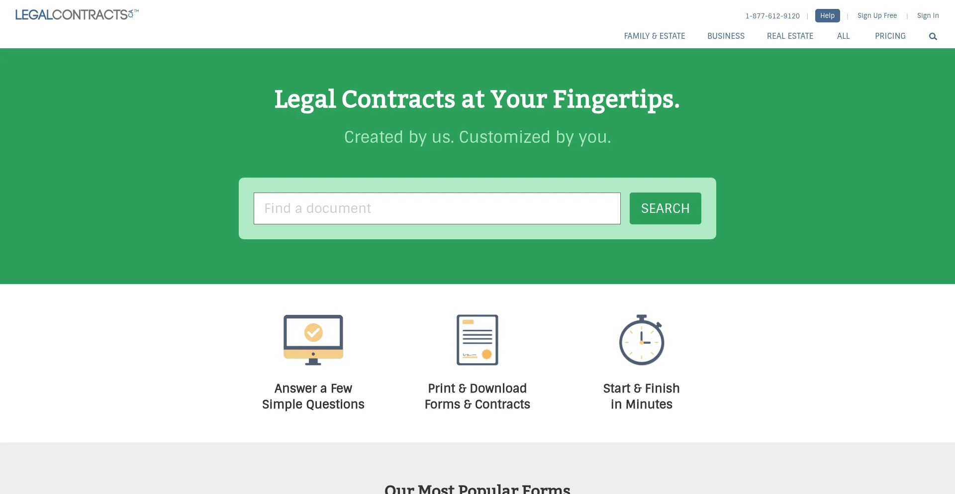 Legalcontracts.ca Screenshot