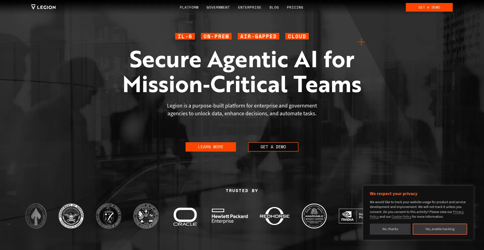 Legionintel.com Screenshot