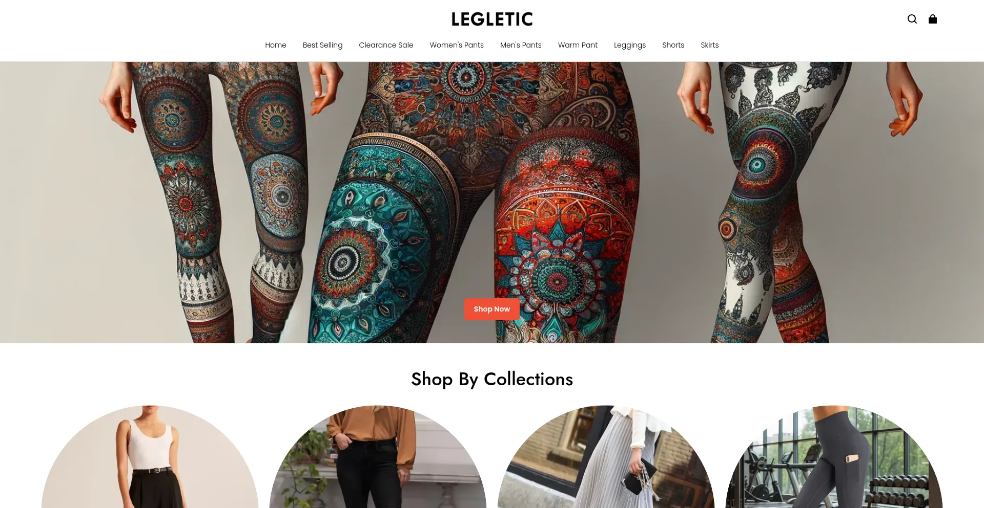 Legletic.com Screenshot