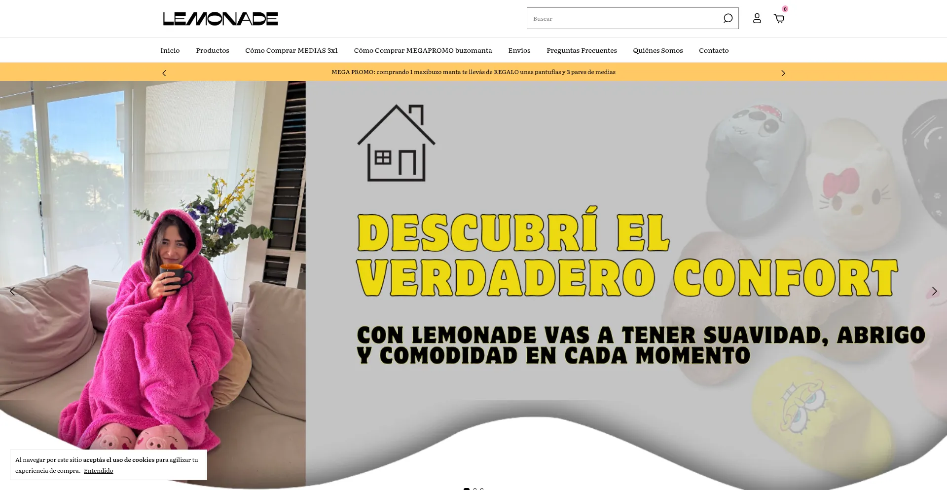 Website screenshot of Lemonadeba.com