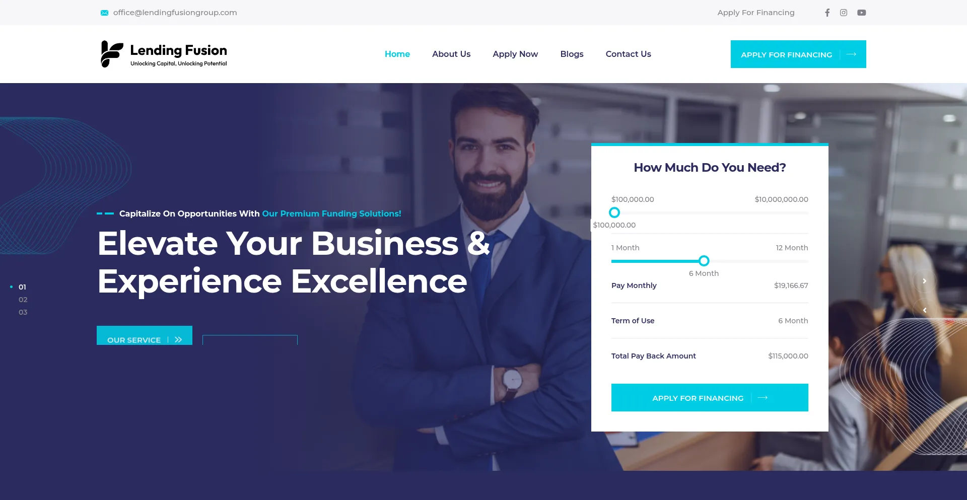 Lendingfusiongroup.com Screenshot