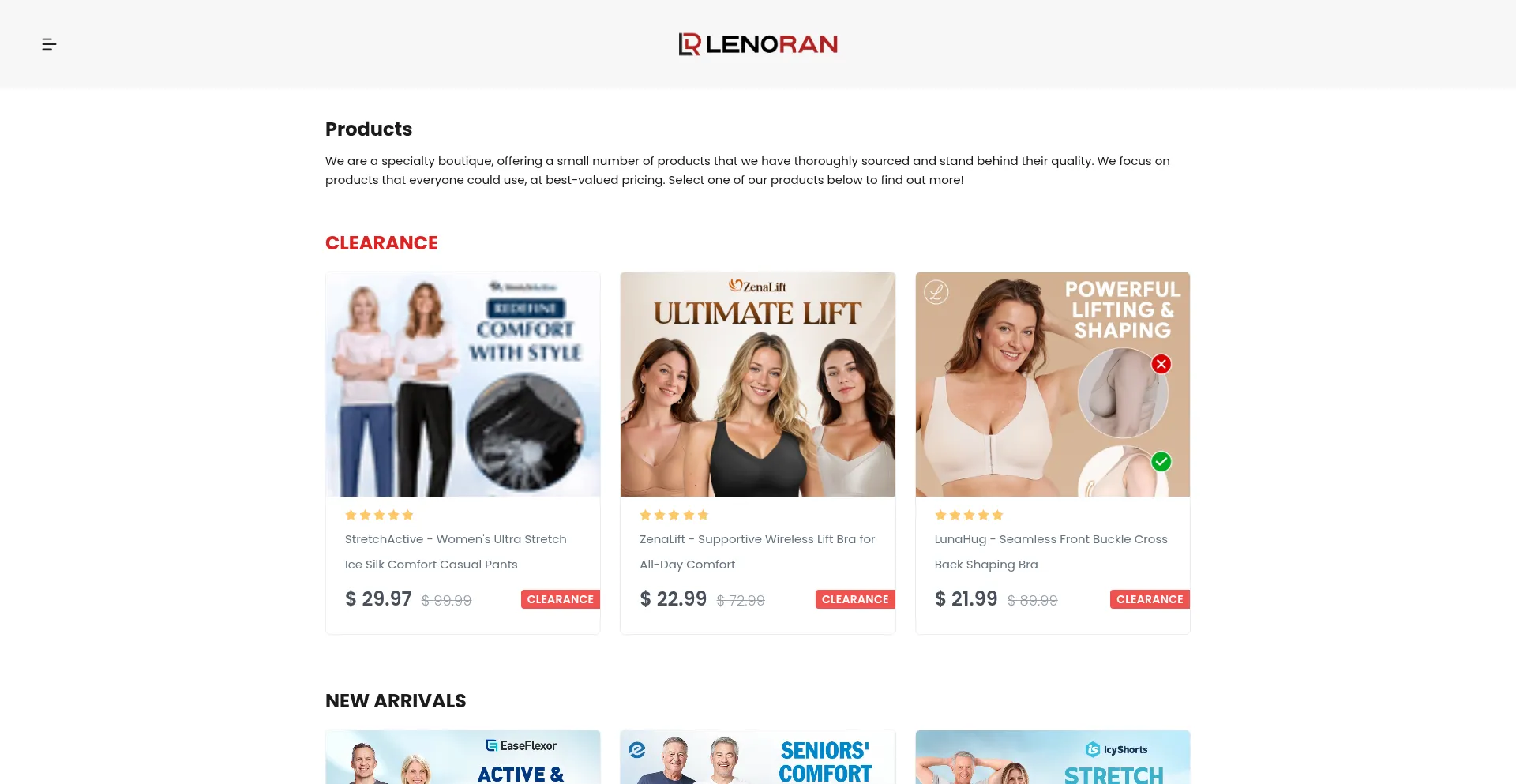 Lenoran.com Screenshot