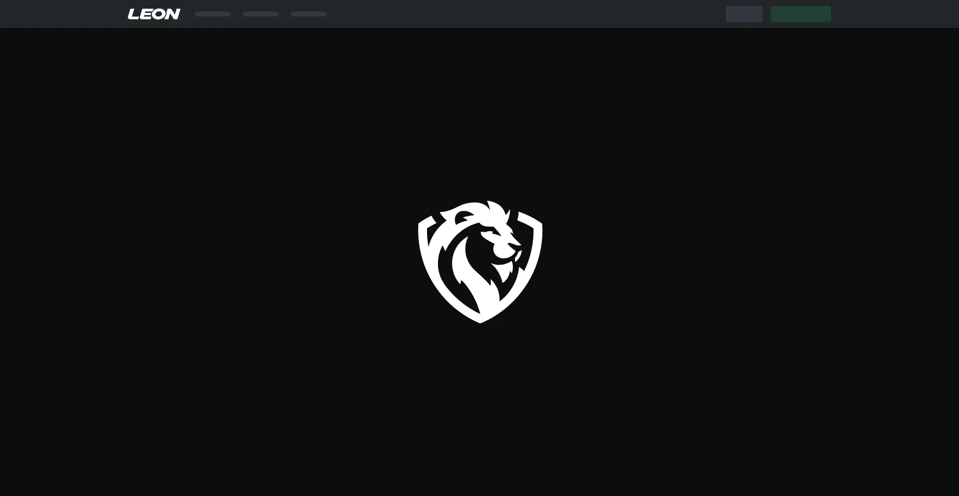 Website screenshot of Leon214.casino