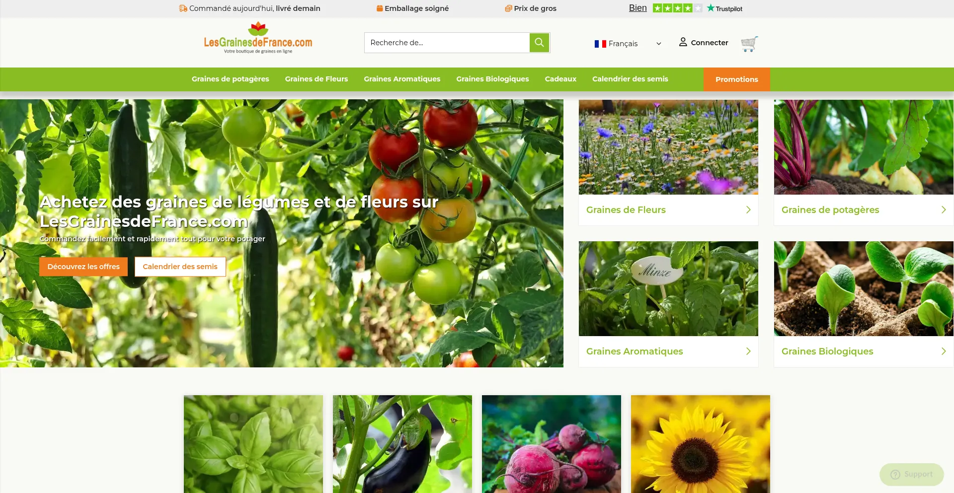 Lesgrainesdefrance.com Screenshot