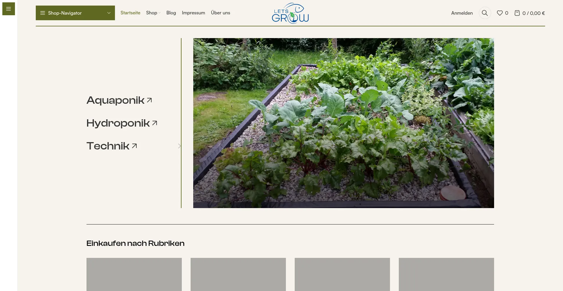 Website screenshot of Lets-grow.de