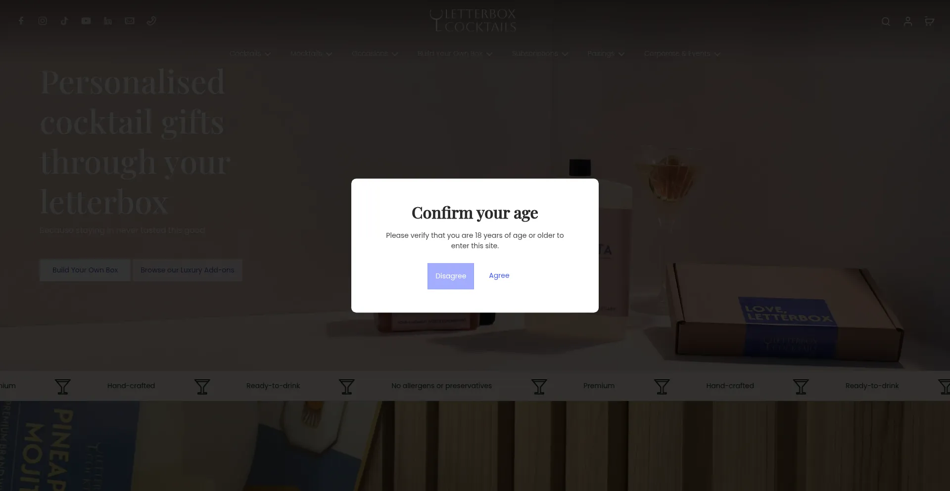 Letterbox-cocktails.com