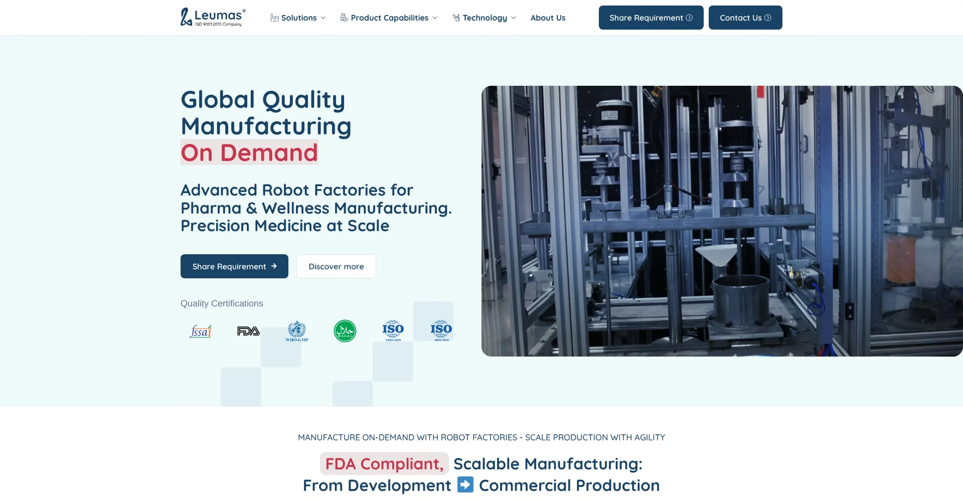 Website screenshot of Leumasware.com