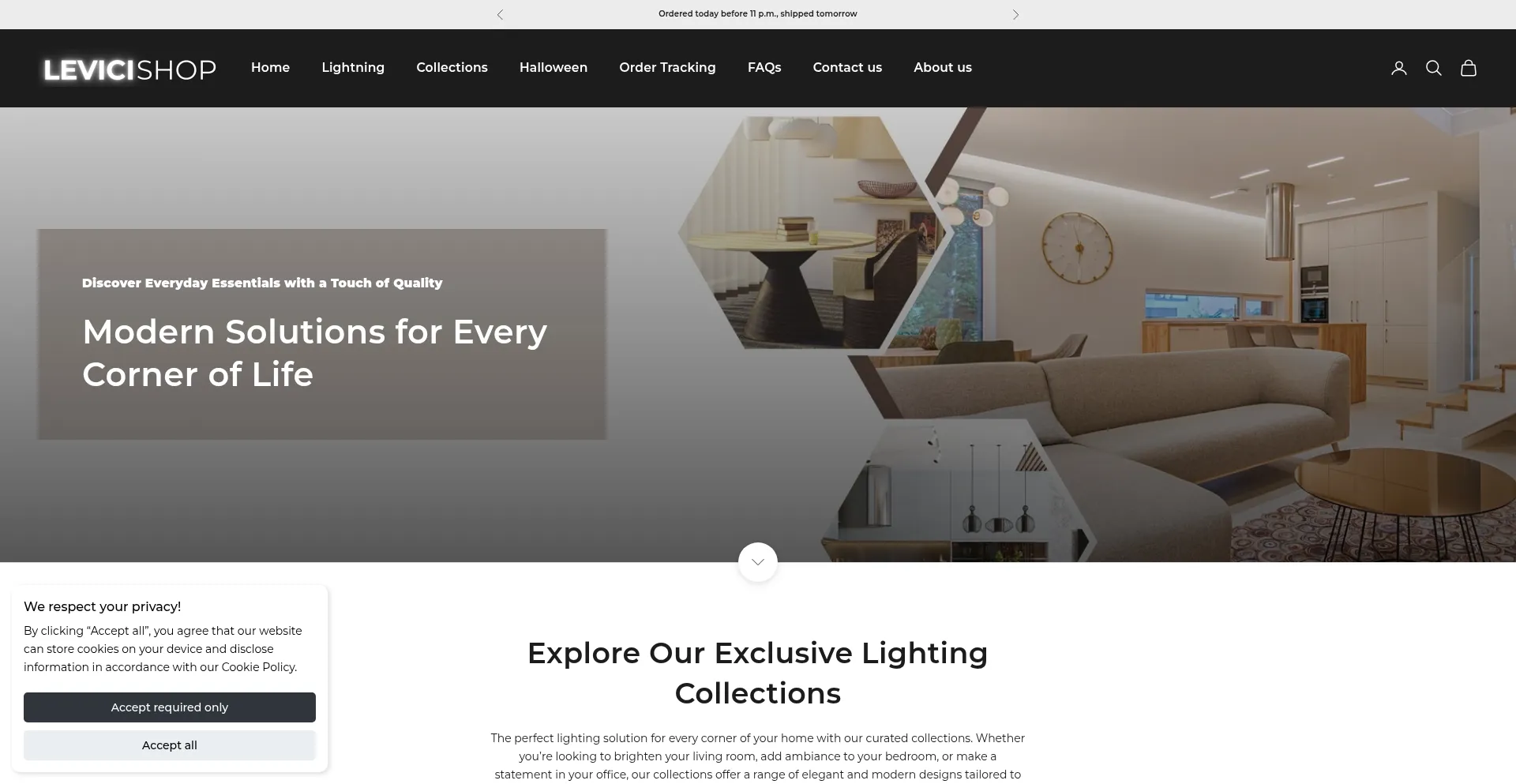 Levicishop.com Screenshot