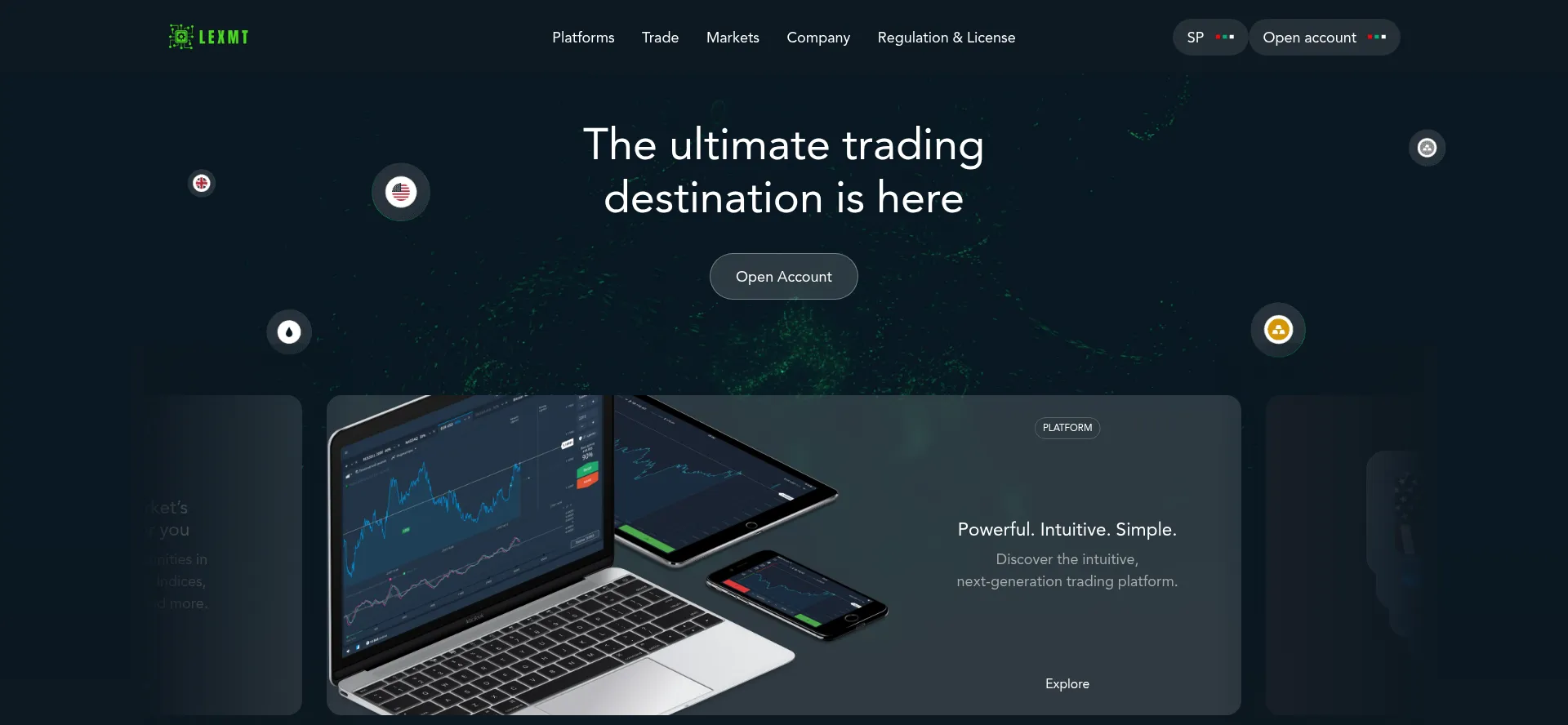 Website screenshot of Lexmt.com