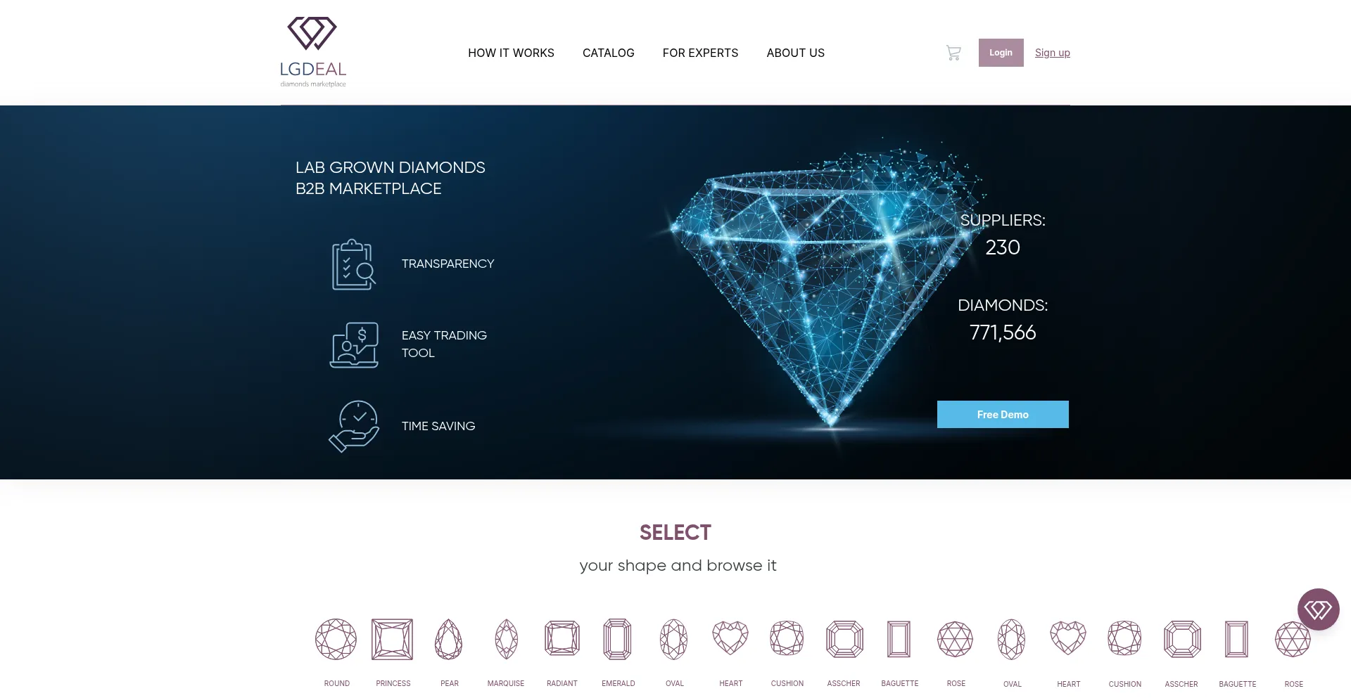 Website screenshot of Lgdeal.com
