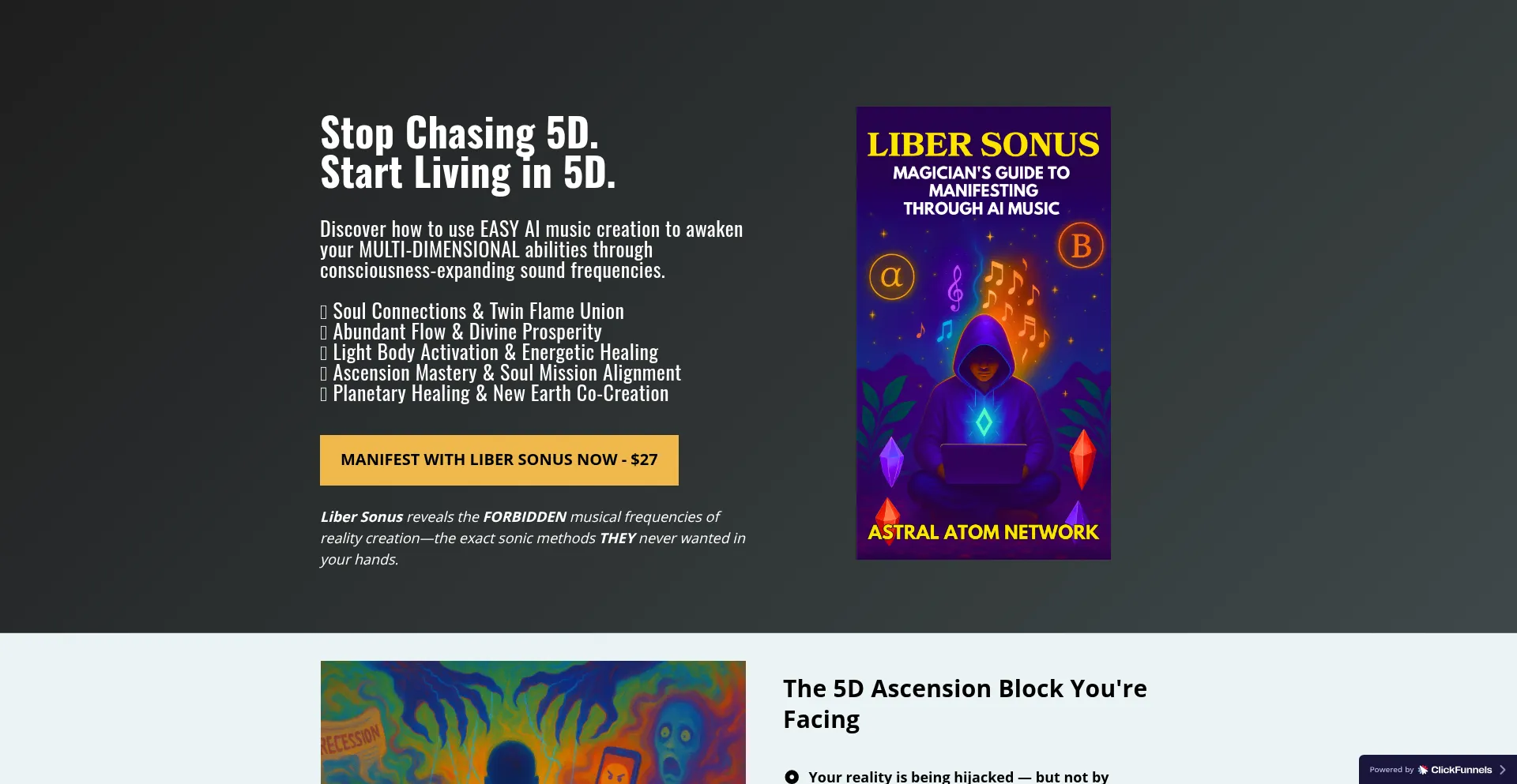 Website screenshot of Libersonus.com
