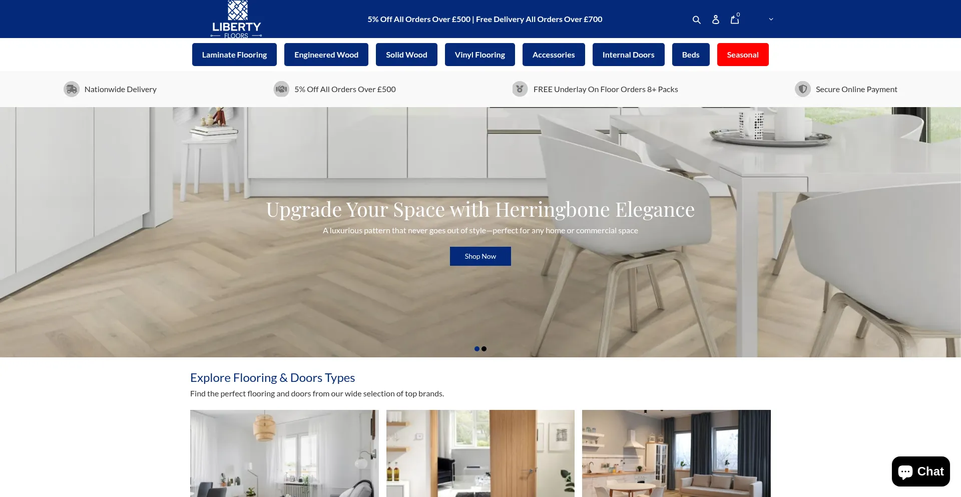 Libertyfloors.co.uk Screenshot