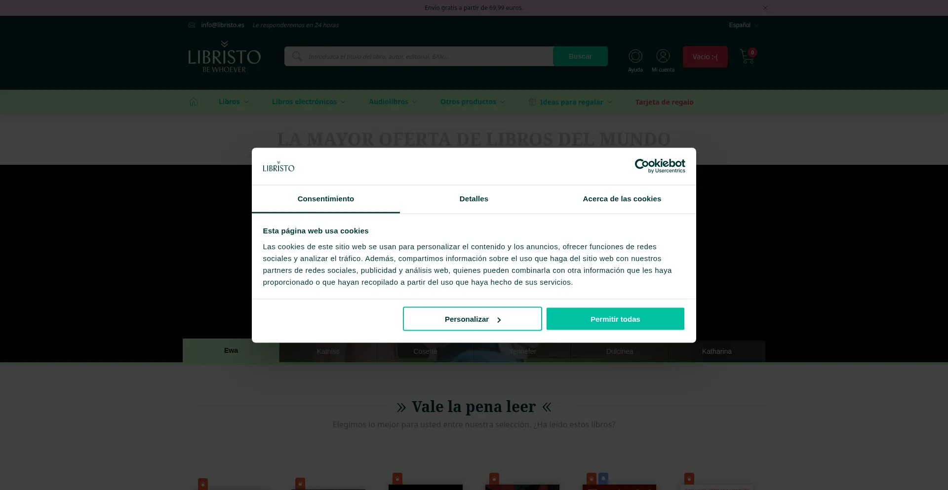 Libristo.es Screenshot