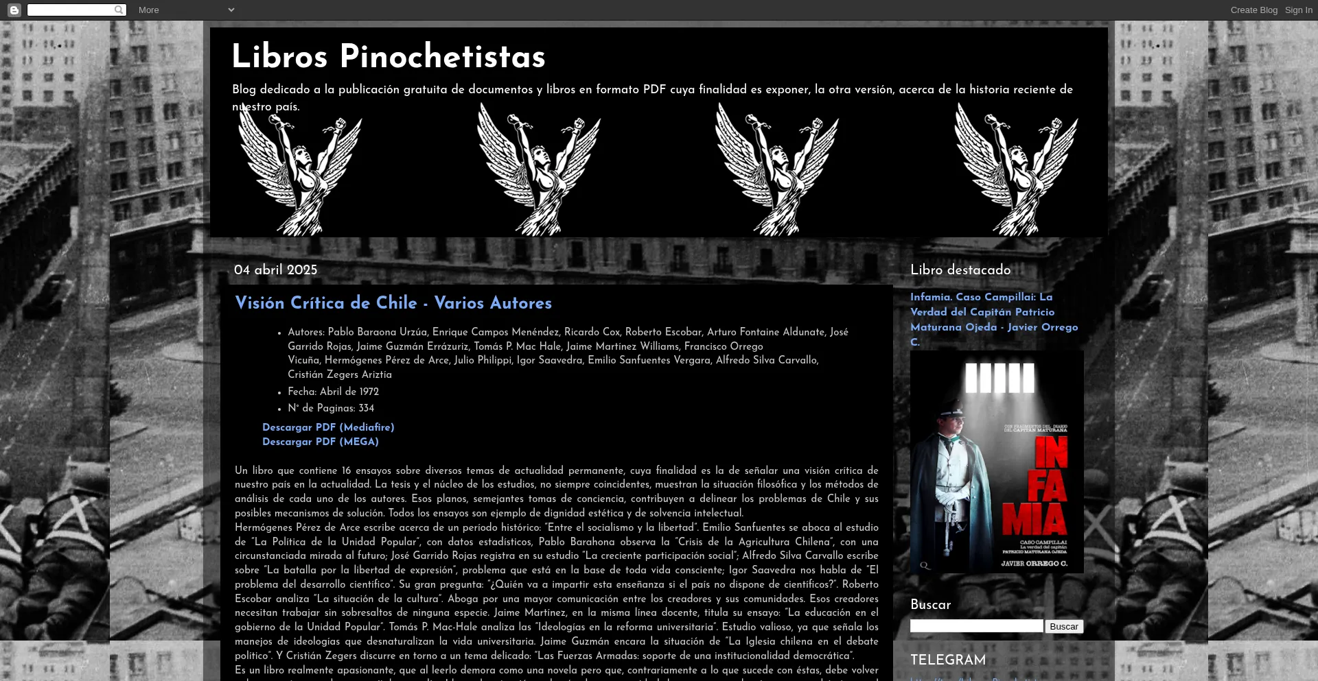 Is Librospinochetistas.blogspot.com Safe?